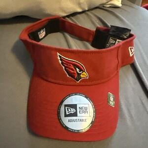 New Era Arizona Cardinals Adjustable Visor Red NFL Football Brand New